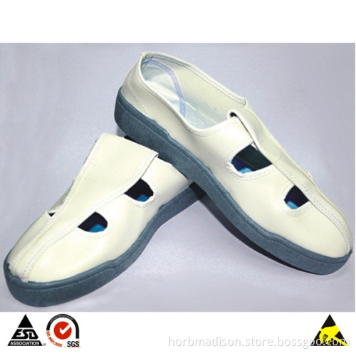 ESD Butterfly Face PVC Conductive Shoes for Cleanroom Safety Use & Personnel Antistatic Protection